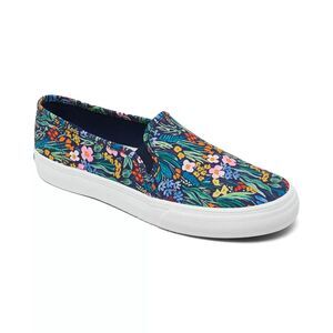 Keds x Rifle Paper Co. Double Decker Garden Party Canvas Slip On Shoes, Size 6.5